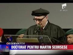 Martin Scorsese a primit titlul de Doctor Honoris Causa