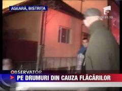 Un incendiu devastator a lasat pe drumuri trei familii