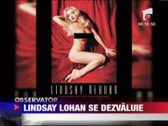 Lindsay Lohan se dezbraca pentru fani
