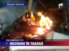 Incendiu in tabara de la Valea Screzii