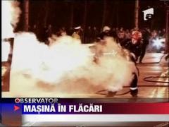 Incediu provocat de o scurgere de antigel