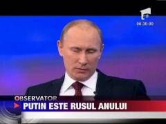 Vladimir Putin, omul anului in Rusia