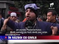 Capitala Egiptului arata din nou ca un teatru de razboi