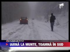 Iarna la munte, toamna in sud