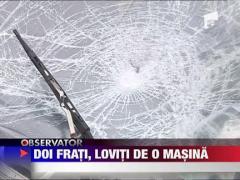 Doi copii, spulberati de o masina