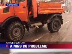 UPDATE / Probleme pe sosele din cauza ninsorilor