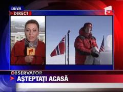 Exploratorii Coco Galescu si Romeo Dunca, in siguranta la o baza din Chile