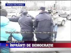 UPDATE /  Proteste cu imbranceli in fata Guvernului