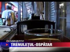 Ospatari inlocuiti cu un trenulet