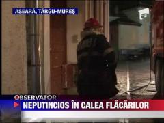 Imobilizat la pat, ars de viu