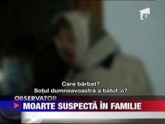 Moarte suspecta in familie