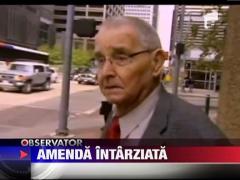 Un american a platit o amenda de parcare cu 60 de ani intarziere