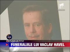 Praga se pregateste pentru funeraliile lui Vaclav Havel