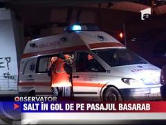 UPDATE / Un sinucigas s-a aruncat de pe Pasajul Basarab