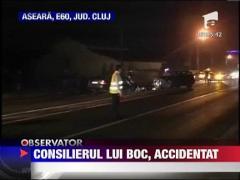 Consilierul lui Emil Boc, implicat intr-un accident de circulatie