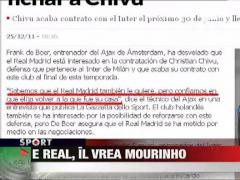 Mourinho il vrea pe Cristi Chivu la Madrid!