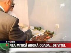 Dragomir va manca de Revelion coada de vitel si de bivol!