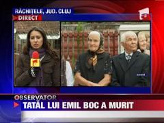 Trupul neinsufletit al tatalui Premierului Boc a fost dus astazi acasa