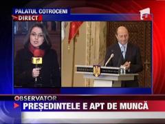 Traian Basescu, apt de munca din punct de vedere medical