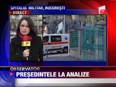 Rezultatele analizelor medicale ale lui Traian Basescu