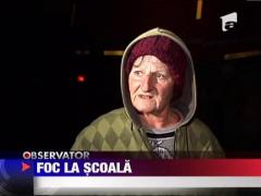 O scoala din Arges a luat foc