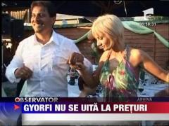 Daniela Gyorfi surprinsa intr-un magazin de tip discount