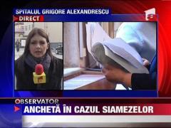 Siamezele nascute la Pitesti se simt bine