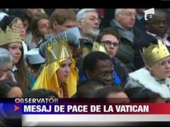Papa Benedict al XVI-lea a oficiat prima slujba din acest an