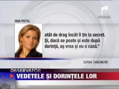 Dorintele vedetelor pe 2012