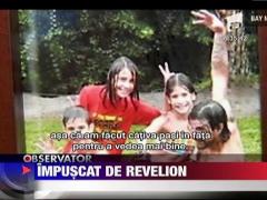 Copil impuscat in cap de revelion