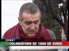 Gigi Becali da bani la colindatori