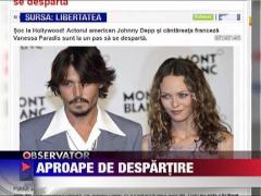 Johnny Depp si Vanessa Paradis, aproape de despartire