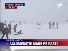 Aglomeratie mare pe partie