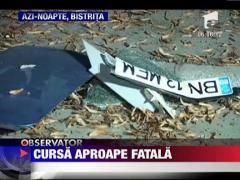 Accident teribil intr-o cursa ilegala in Bistrita