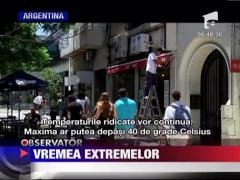 Vremea extremelor in India si Argentina