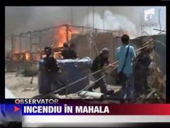 Incendiu devastator in Peru