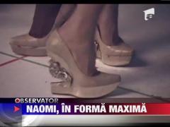 Naomi Campbell, in forma maxima