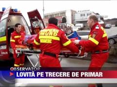 Tanara insarcinata in 7 luni lovita pe trecerea de pietoni de primarul din Meseseni