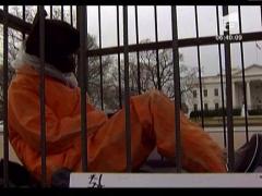 Miting in fata Casei Albe pentru inchiderea penitenciarului de la Guantanamo