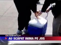 Doi medici au scapat o inima pe asfalt