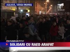 Miting pro Arafat la Targu Mures