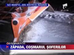 Iarna in toata regula in nordul Moldovei