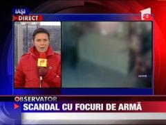 Scandal cu sabii si pistoale intr-un club din Galati