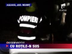 Accident provocat de gheata in Neamt