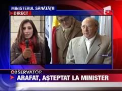 Raed Arafat este asteptat astazi la Ministerul Sanatatii
