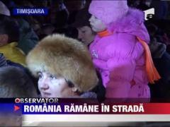 Romania ramane in strada