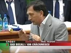 Gigi Becali si Craciunescu s-au atacat in direct
