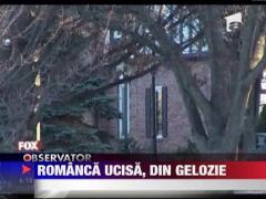 Romanca ucisa din gelozie