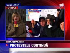 Protestele continua si astazi