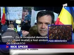 UPDATE / Traian Basescu ignora protestele